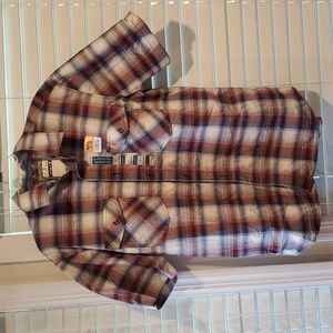 Carhartt button up shirt L